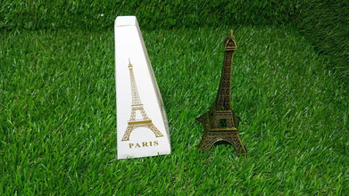 Antique 3D Eiffel Tower Statue - Metal Paris Landmark Decorative Showpiece for Home & Office - dailyneed.life