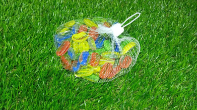 Glass Gem Stone, Flat Round Marbles Pebbles for Vase Fillers, Attractive pebbles for Aquarium Fish Tank. - dailyneed.life