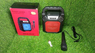 Wireless Bluetooth Portable Boom Box Subwoofer Support Mic Input Outdoor Speaker 5 W Bluetooth Speaker - dailyneed.life
