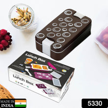 Airtight Lunch Box - 2 Compartment, Leak-Proof, Food-Grade Material, Modern Compact Design with Spoon - dailyneed.life