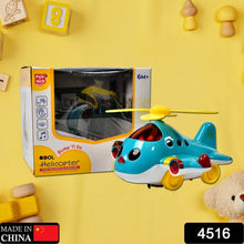 Helicopter Airplane Musical Toy - Electronic Moving Plane with Lights, for 6-18 Months, Encourages Crawling - dailyneed.life