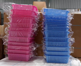 Plastic Small Size Cane Fruit Baskets - dailyneed.life