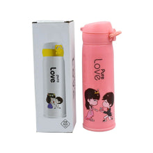 Pure Love outdoor sport water bottle 500ml leak proof BPA-free for travel cold and hot water glass water bottle with daily water intake for gym and children, Fridge, for Home, Office, School (MOQ :- 80 Pc) - dailyneed.life