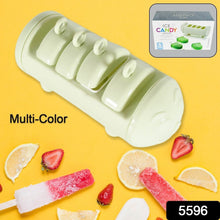 Cartoon Ice Candy Mold – 4-Cup Multicolor Set (1 Pc) - dailyneed.life