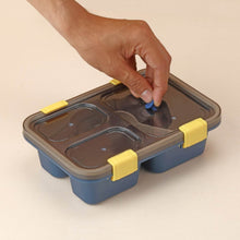 Plastic Lunch Box for Kids, Lunch Box for Kids 3 Compartment Insulated Lunch Box Tiffin Box for Boys, Girls, School & Office Men (3 Compartment Lunch Box) - dailyneed.life