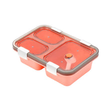 Plastic Lunch Box for Kids, Lunch Box for Kids 3 Compartment Insulated Lunch Box Tiffin Box for Boys, Girls, School & Office Men (3 Compartment Lunch Box) - dailyneed.life
