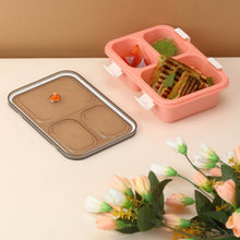 Plastic Lunch Box for Kids, Lunch Box for Kids 3 Compartment Insulated Lunch Box Tiffin Box for Boys, Girls, School & Office Men (3 Compartment Lunch Box) - dailyneed.life