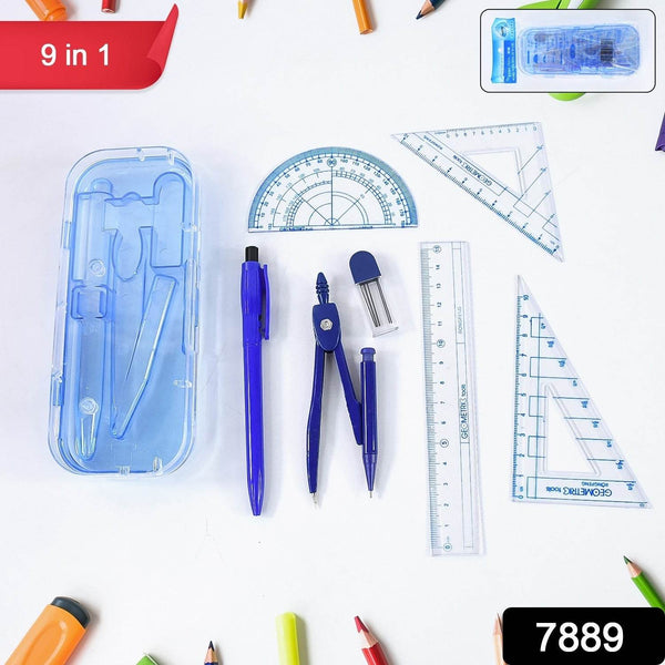 Complete Student Geometry Box Set (9 in 1 / 1 Set) - dailyneed.life