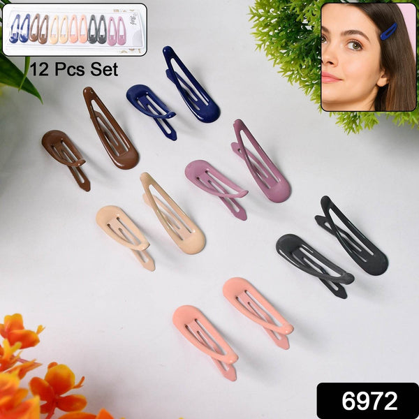 Metal Hair Clips Set (12 Pcs Set), Hair accessories - dailyneed.life