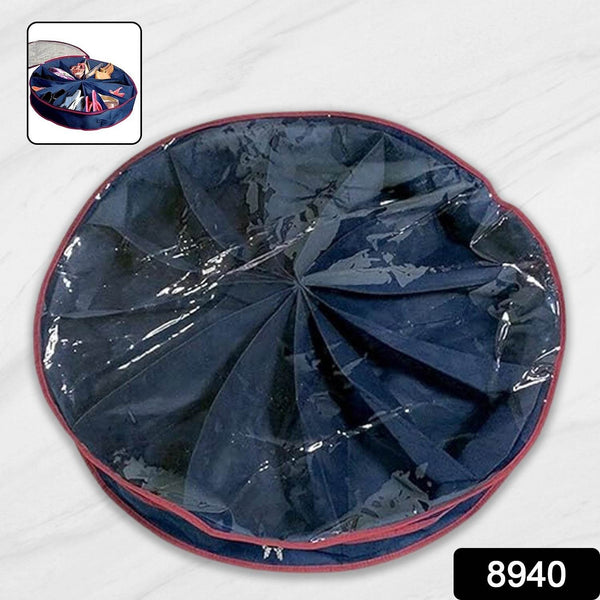 Round Foldable Shoe Organizer Bag 12-Section - dailyneed.life