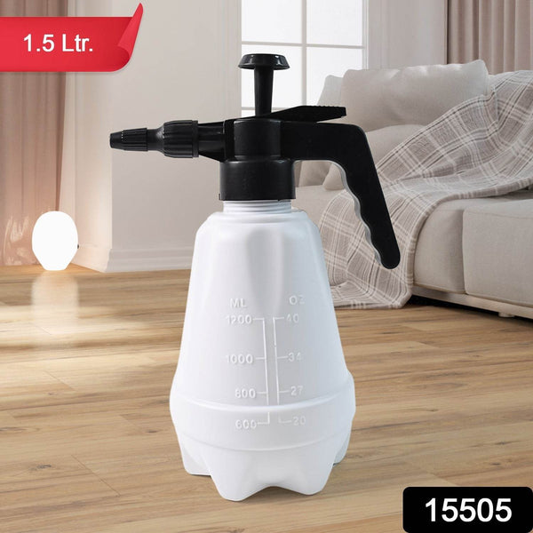 1.5L Heavy-Duty Plastic Pressure Spray Bottle with Adjustable Nozzle - dailyneed.life