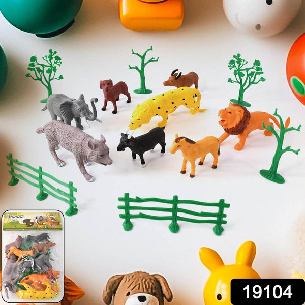 Animal Kingdom Plastic Toy Set for Kids (14 PC) - dailyneed.life