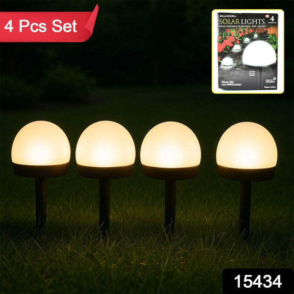 Dome Solar Garden Light Set (4 Pc) - dailyneed.life