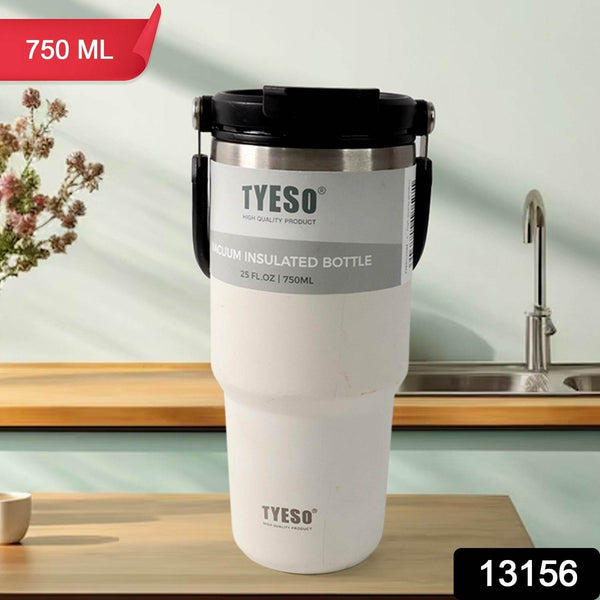 High Quality Stainless Steel Vacuum Glass Insulated Glass Coffee Cups Double Walled Travel Mug, Car Coffee Mug (With Lid & Handle / 1 Pc) - dailyneed.life