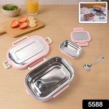 Qunic Stainless Steel Snack Lunch Box (With Small Box) - dailyneed.life