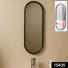 Modern Oval Wall-Mounted Bathroom Mirror (1 Pc) - dailyneed.life