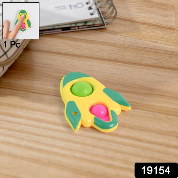 Rocket Shaped Dimple Keychain Toy (1 Pc) - dailyneed.life