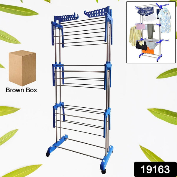 Foldable Stainless Steel Clothes Drying Stand Rack - dailyneed.life