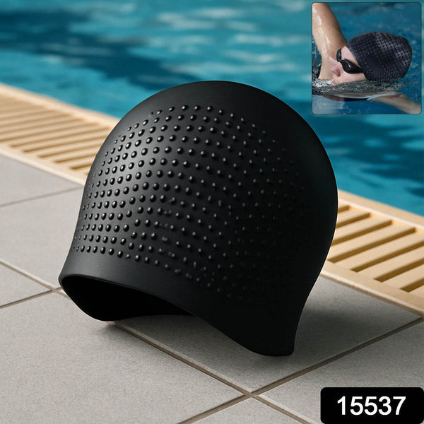 Knx Premium Silicone Waterproof Swimming Cap (1 Pc) - dailyneed.life