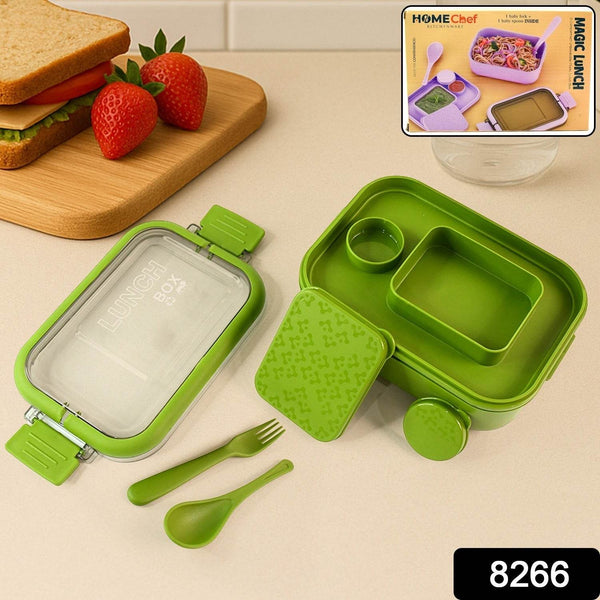Magic Lunch Box with Leakproof Compartments (1 Pc) - dailyneed.life
