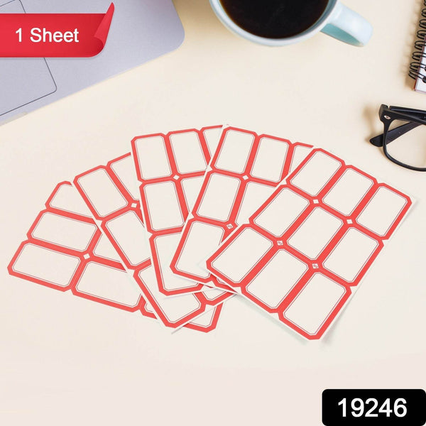 Multipurpose Writable Blank Label Sticker Sheets (1 Sheet) - dailyneed.life
