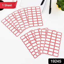 Multipurpose Writable Blank Label Sticker Sheets (1 Sheet) - dailyneed.life