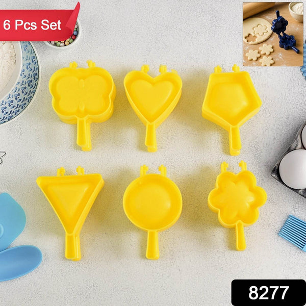 Plastic Cookie Cutter Mould Set (6 Pc) - dailyneed.life