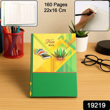 Hardcover Ruled Notebook with Calendar, Diary & 160 Pages 22x16 cm (1 Pc) - dailyneed.life