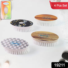 VeePee Oval Cloth Washing Brush Set (4 Pc) - dailyneed.life