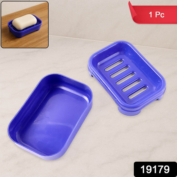 Premium Quality Rectangular Blue Plastic Soap Case (1 Pc) - dailyneed.life