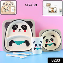 Eco-Friendly Panda-Themed Kids Dinnerware Set (5 Pc) - dailyneed.life