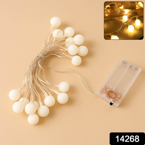 Battery Operated Warm White Globe Ball String Light - dailyneed.life