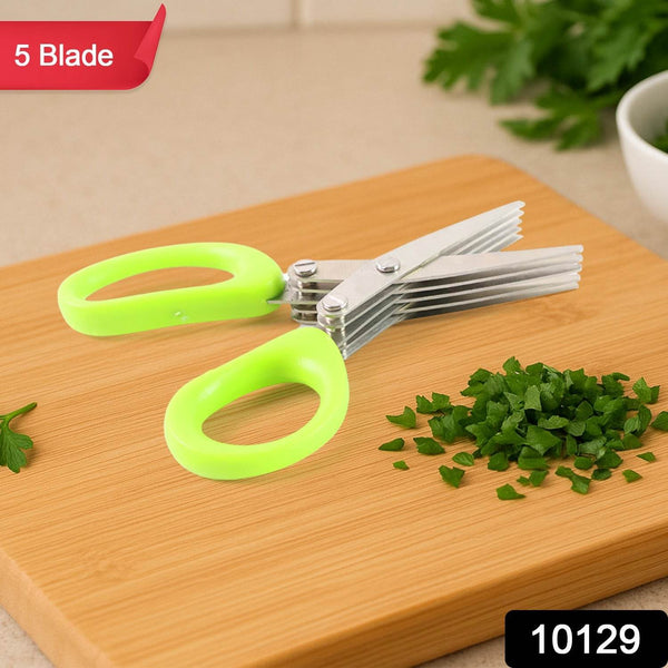 5-Blade Multipurpose Herb Scissors (1 Pc) - dailyneed.life