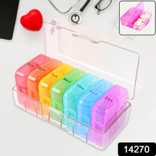 Weekly 7 Day Rainbow Color Pill Organizer Box - dailyneed.life