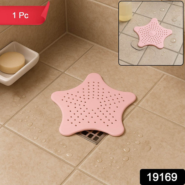 Baby Pink Silicone Star Shaped Sink Filter Bathroom Hair Catcher Drain Strainers for Basin - dailyneed.life