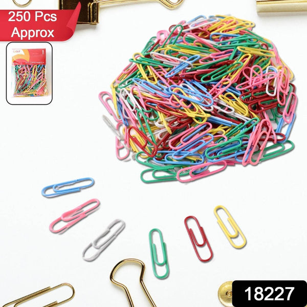 Multicolor-Coated Paper Clips Approx (250Pc Set) - dailyneed.life