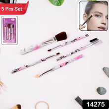Floral Makeup Brush Set for Eyes, Lips, and Face (5 Pc) - dailyneed.life
