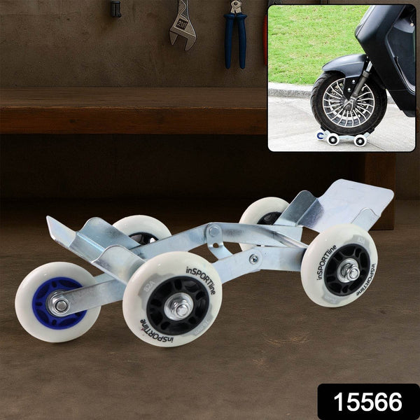 Universal Scooter/Bike Parking Support Roller with Heavy-Duty Wheels (1 Pc) - dailyneed.life