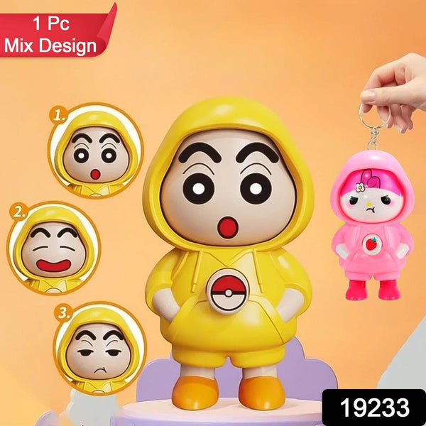 Face Changing Doll Toy with Keyring (1 Pc / Mix Color) - dailyneed.life