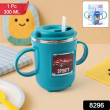 Supermom Kids Sporty Sipper Mug with Straw and Dual Handles Approx 300ml (1 Pc) - dailyneed.life