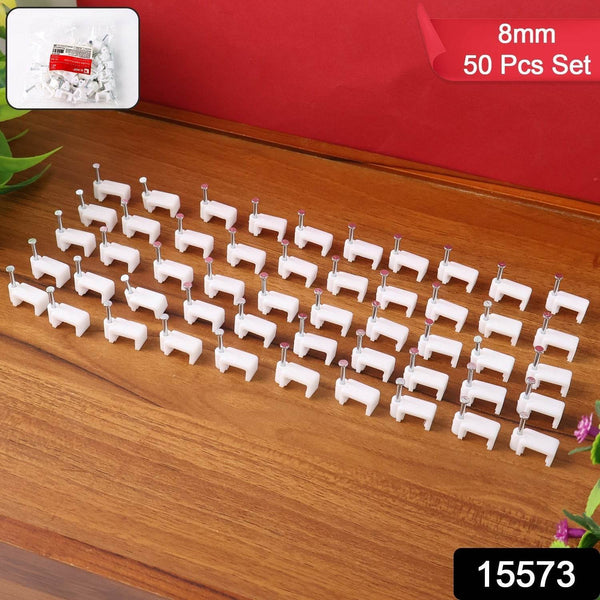 8mm Nail Cable Clips Set (50 Pc) - dailyneed.life