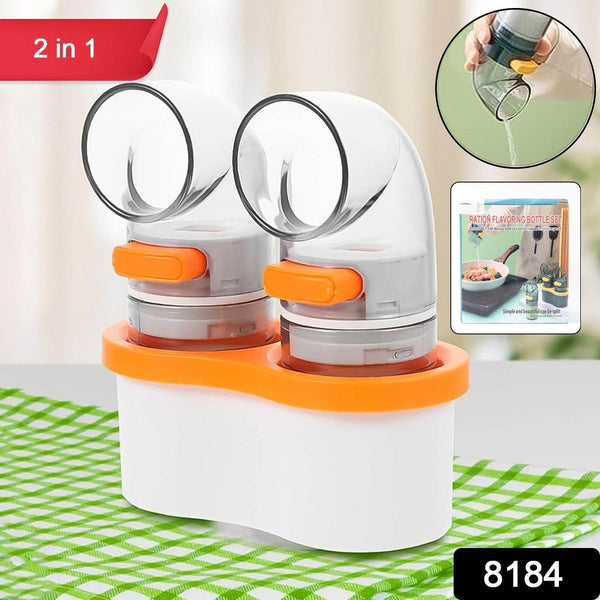 2-in-1 Seasoning Dispenser Set with Base - dailyneed.life
