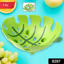 Supermom Leaf-Shaped Plastic Fruit Basket (1 Pc) - dailyneed.life