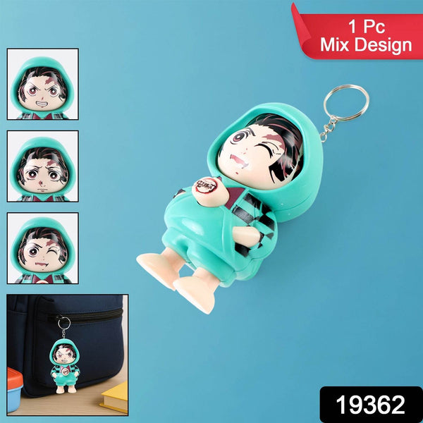 Cartoon Character Design Cute Action Figure Keychain (Mix Design & 1 Pc) - dailyneed.life