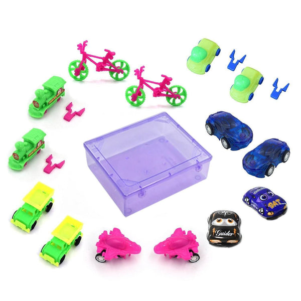 Toys for Kids Friction Powered Vehicle Toy for Baby Push & Go Toys Combo Set for Boys & Girls ( Pack of 15) - dailyneed.life