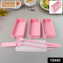 Eco-Friendly 3-Layer Stackable Lunch Box Set with Cutlery - dailyneed.life
