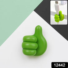 Green Multifunctional Multi functional Hand Shape Wall Clip Hanger Keys Cable Holder - dailyneed.life