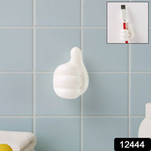White Multifunctional Multi functional Hand Shape Wall Clip Hanger Keys Cable Holder - dailyneed.life