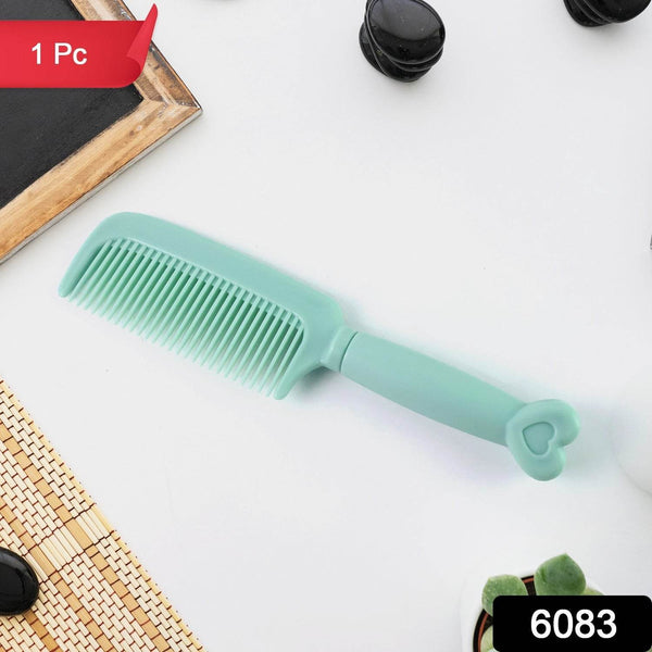 Plastic Hair Comb with Heart-Shaped Handle (1 Pc) - dailyneed.life