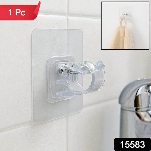 Self-Adhesive Transparent Wall Hook Holder Clip (1 Pc) - dailyneed.life